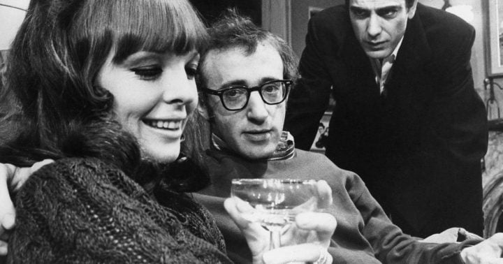 Diane Keatonová, Woody Allen a Jerry Lacy v Allenově broadwayské hře Play It Again, Sam