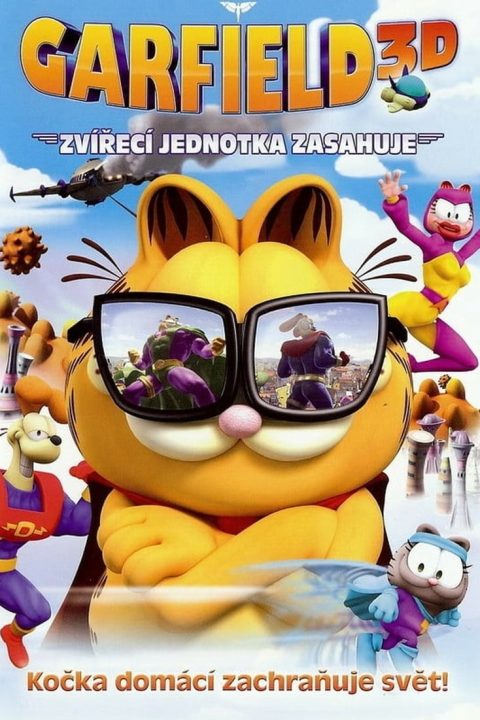 Plakát Garfield 3D: Zvířecí jednotka zasahuje