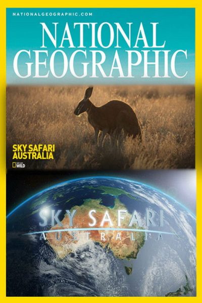 Plakát Austrálie z ptačí perspektivy