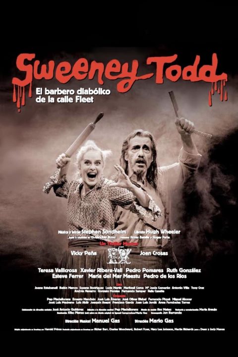 Plakát Sweeney Todd: El barbero diabólico de la calle Fleet