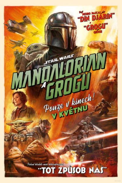 Plakát Mandalorian a Grogu