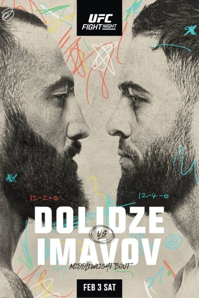 Plakát UFC Fight Night 235: Dolidze vs. Imavov