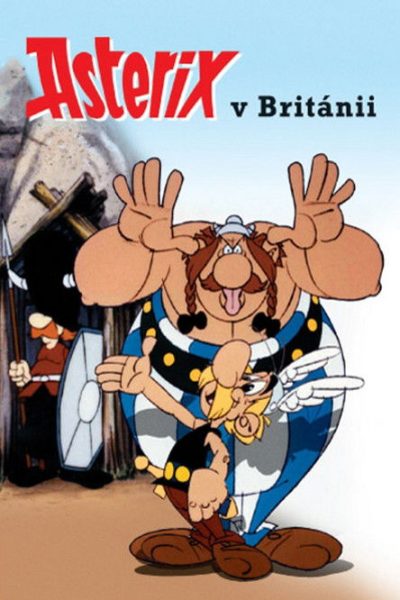 Plakát Asterix v Británii