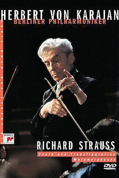 Plakát Karajan diriguje Straussovy symfonické básně