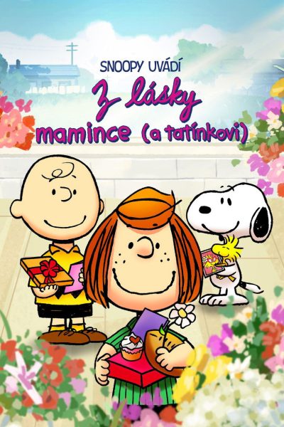 Plakát Snoopy uvádí: Z lásky mamince (a tatínkovi)