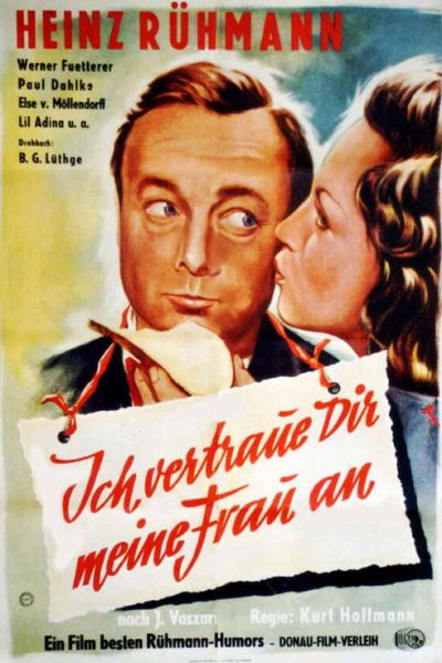 Plakát Svěřuji ti svou ženu