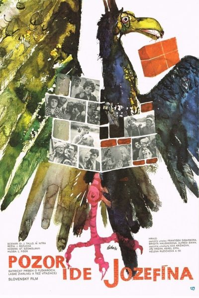 Plakát Pozor, ide Jozefína...
