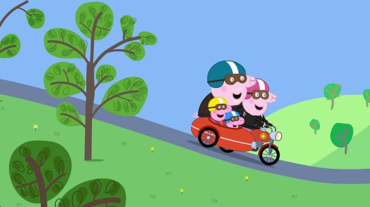 Prasátko Peppa - Výlet na motorce!