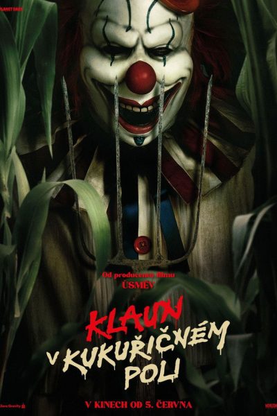 Plakát Klaun v kukuřičném poli
