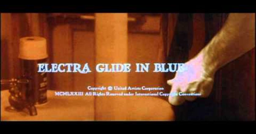 Modrá Electra Glide