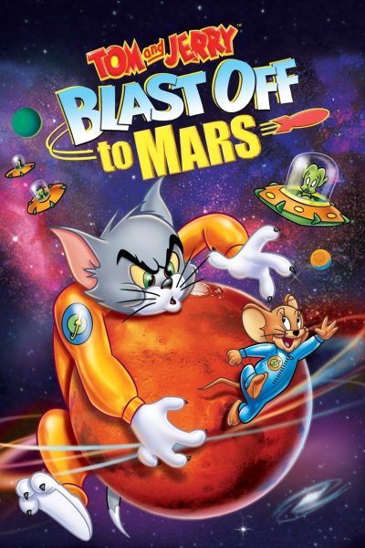 Plakát Tom a Jerry letí na Mars