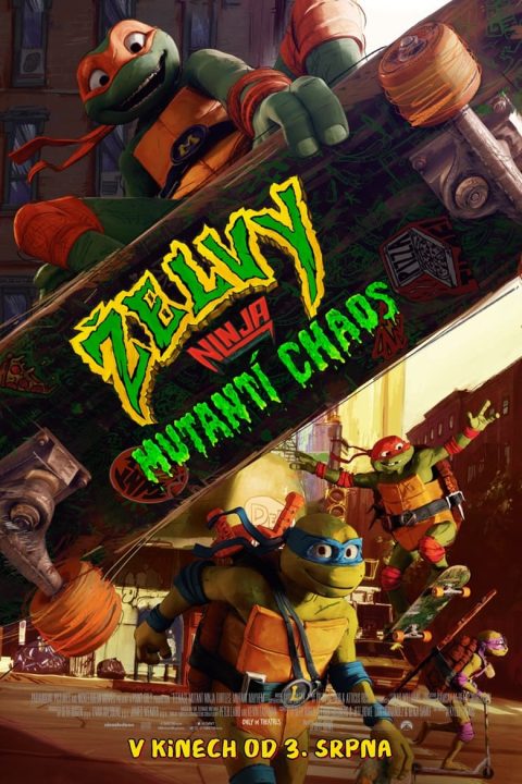 Plakát Želvy Ninja: Mutantí chaos