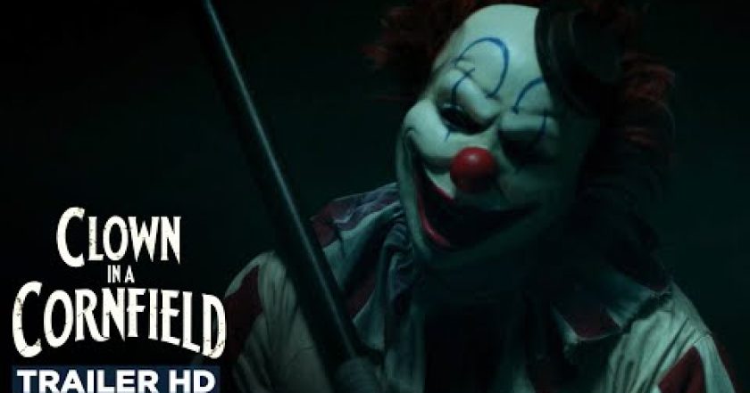 Klaun v kukuřičném poli