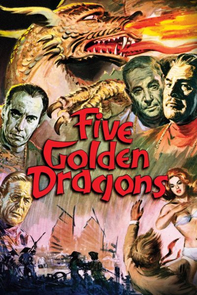 Plakát Five Golden Dragons