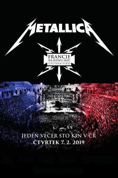 Plakát Metallica: Francie na jednu noc