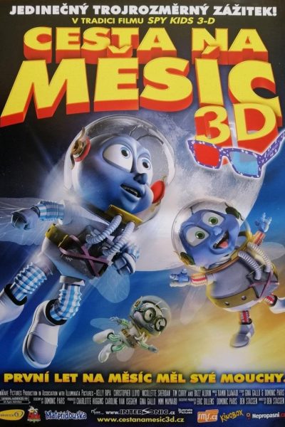 Plakát Cesta na Měsíc 3D
