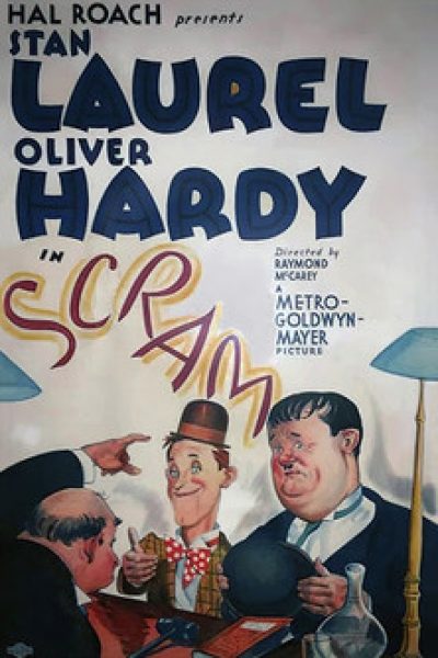 Plakát Laurel a Hardy obětmi prohibice