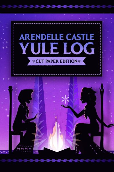 Plakát Vánoce u krbu na hradě Arendelle: Papírové vystřihovánky