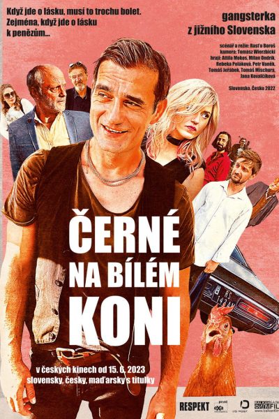 Plakát Čierne na bielom koni