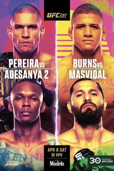 Plakát UFC 287: Pereira vs. Adesanya 2