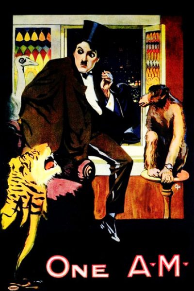 Plakát Chaplin se vrací z flámu