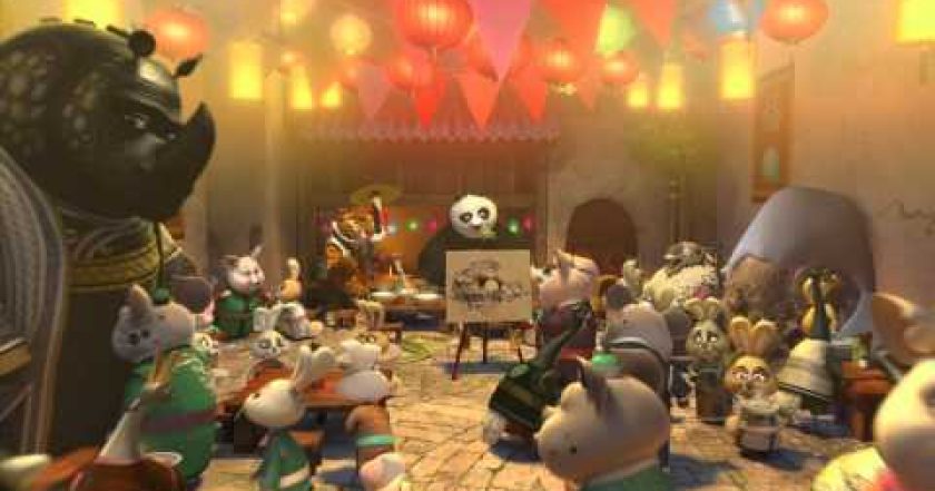Kung Fu Panda slaví svátky