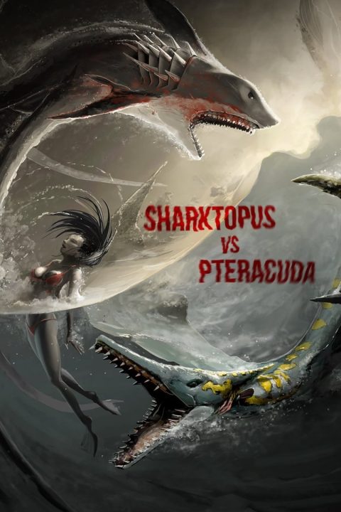 Plakát Sharktopus vs. Pteracuda