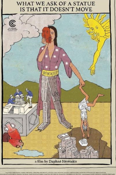 Plakát Všechno, co od sochy chceme, je, aby se nehýbala